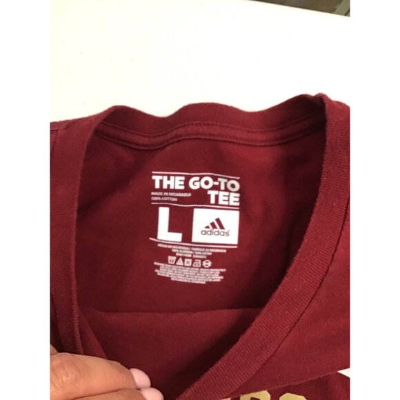 ADIDAS- THE GO TO TEE- MENS ALEMANY GRAPHIC 100% COTTON SHORT SLEEVE T-SHIRT SIZ - Picture 3 of 6
